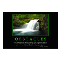 Obstacles Poster posters