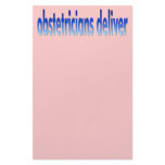 Obstetricians Deliver Pun Custom Stationery