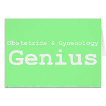 Obstetrics & Gynecology Genius Gifts cards by geniusgifts Obstetrics & Gynecology Genius Gifts cards