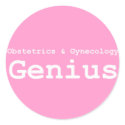 Obstetrics & Gynecology Genius Gifts stickers