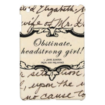 Obstinate, headstrong girl! iPad mini cover