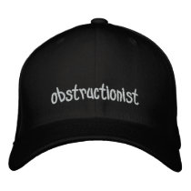 obstructionist hat embroidered baseball caps