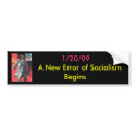 OBUMMER: A New Error of Socialism has Arrived bumper stickers