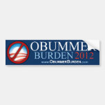 Obummer - Burden 2012 - Bumper Sticker