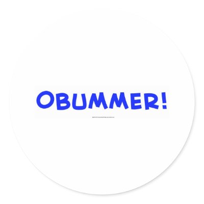 OBUMMER ROUND STICKER by rexfmay