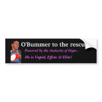 O'Bummer to the Rescue: Vapid, Effete, Elite bumper stickers