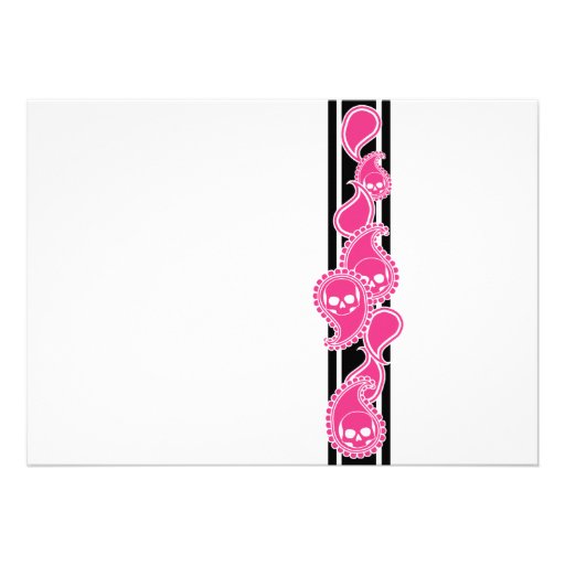 Obverse (Magenta) Wedding Invitation