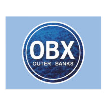OBX Outer Banks Beach Tag Postcard postcards