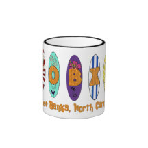 OBX Outer Banks Surf Coffee Mug