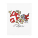 O'Byrne Family Crest postcards by coatsofarms O'Byrne Family Crest postcards