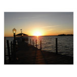 OC gazebo sunset Post Card