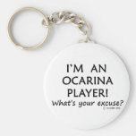 Ocarina Player Excuse Key Chains