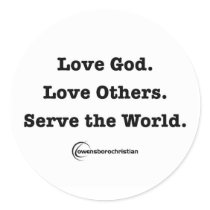OCC Mission Sticker White