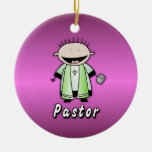 Occupation Pastor Religious Clergy  Personalized Christmas Tree Ornaments