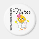 Occupational Health Nurse Chick (v2) Fridge Magnets