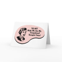 Occupational Therapist Voice Cards