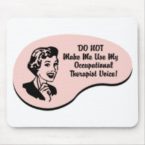 Occupational Therapist Voice Mouse Mats