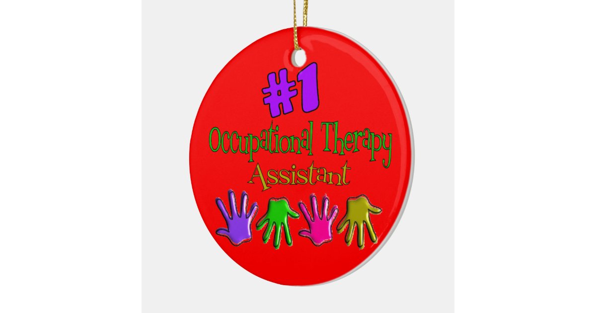 occupational therapy assistant christmas ornament zazzle occupational therapy assistant christmas ornament zazzle