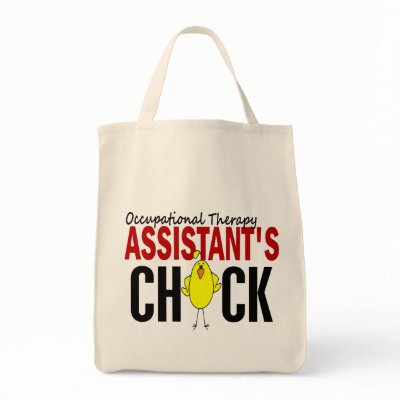 OCCUPATIONAL THERAPY ASSISTANT’S CHICK CANVAS BAG by professiongifts