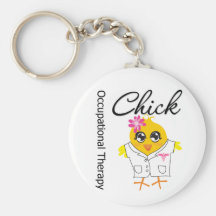 Occupational Therapy Chick Keychain