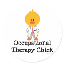 Occupational Therapy Chick Stickers