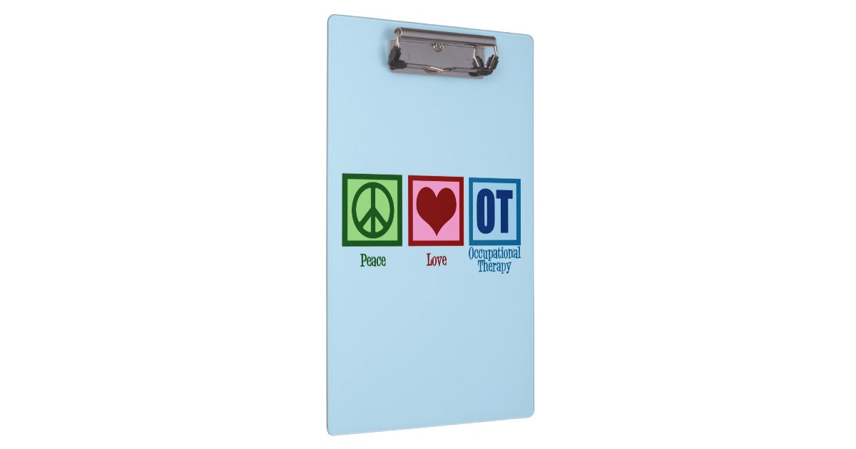 Occupational Therapy Clipboard | Zazzle