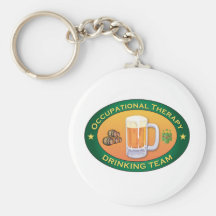 Occupational Therapy Drinking Team Keychain