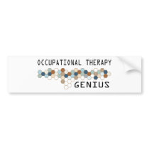 Occupational Therapy Genius bumper stickers