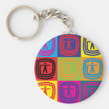 Occupational Therapy Pop Art Keychain