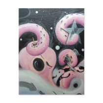 coallus, michael, banks, octopus, spray, can, crayon, paint, ink, water, creepy, cute, big, eye, art, water of crystallisation, woodblock printing in Japan, housepaint, ukiyo-e, house paint, printmaker, water-base paint, Edo period, water of crystallization, Sesshu, semigloss, Chinese painting, water of hydration, California State University, Chico, coat of paint, Edo, antifouling paint, The Great Wave off Kanagawa, naked eye, Richard Douglas Lane, sense organ, Mount Fuji, sensory receptor, distemper, bilge water, Postcard with custom graphic design