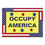 OCCUPY AMERICA CARD