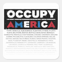 Occupy America Stickers