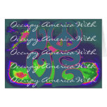 occupy america with love card