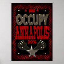 Occupy Annapolis OWS protest 99 strong poster