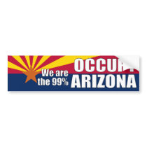 Occupy Arizona Bumper Sticker bumper stickers