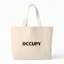 Occupy (Black on White) Bags