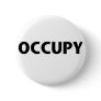 Occupy (Black on White) Pins Occupy (Black on White) Pins