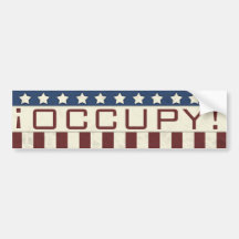 OCCUPY BUMPER STICKERS