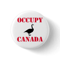 Occupy Canada: Goose Pinback Buttons