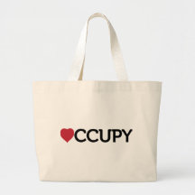 occupy canvas bags