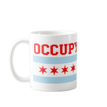 Occupy Chicago Flag Coffee Mug