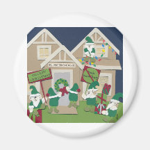 Occupy Christmas Refrigerator Magnet