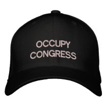Occupy Congress Cap Template Embroidered Baseball Caps