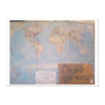 Occupy Los Angeles Picture Gallery Wrap Canvas