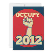 Occupy Movement 2012 Personalized Invitations