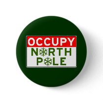 Occupy North Pole Buttons