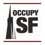 Occupy San Francisco 2011 t-shirts