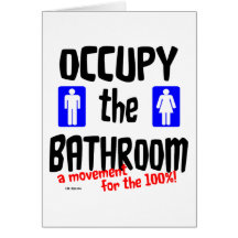 Occupy the Bathroom Cards