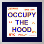 Occupy The Hood Large Poster