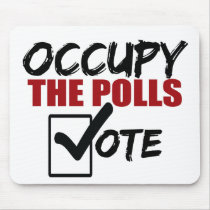 occupy the polls vote mousepads